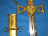 A VERY EARLY & VERY HIGH GRADE AMES MFG. CO. NEW YORK OFFICERS MILITIA SWORD IN EXCELLENT PLUS CONDITION! - 8 of 14