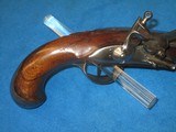 A SCARCE & EARLY 1800'S PAIR OF SMALL FRENCH FLINTLOCK CANNON BARREL PISTOLS IN MINTY CONDITION! - 4 of 15