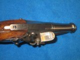 A SCARCE & EARLY 1800'S PAIR OF SMALL FRENCH FLINTLOCK CANNON BARREL PISTOLS IN MINTY CONDITION! - 15 of 15