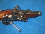 A SCARCE & EARLY 1800'S PAIR OF SMALL FRENCH FLINTLOCK CANNON BARREL PISTOLS IN MINTY CONDITION! - 5 of 15