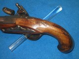 A SCARCE & EARLY 1800'S PAIR OF SMALL FRENCH FLINTLOCK CANNON BARREL PISTOLS IN MINTY CONDITION! - 9 of 15