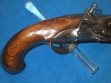 A SCARCE & EARLY 1800'S PAIR OF SMALL FRENCH FLINTLOCK CANNON BARREL PISTOLS IN MINTY CONDITION! - 3 of 15