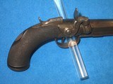 A VERY SCARCE PAIR OF MID 1800'S CASED "R. SCOTT, LONDON" FLIP BAYONET PERCUSSION BELT PISTOLS WITH BELT HOOKS IN VERY NICE CONDITION! - 15 of 20