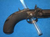 A VERY SCARCE PAIR OF MID 1800'S CASED "R. SCOTT, LONDON" FLIP BAYONET PERCUSSION BELT PISTOLS WITH BELT HOOKS IN VERY NICE CONDITION! - 7 of 20