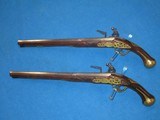 A VERY EARLY PAIR OF 1700'S "P. MORETTA" LARGE ITALIAN MADE FLINTLOCK PISTOLS IN FINE UNTOUCHED CONDITION! - 2 of 20
