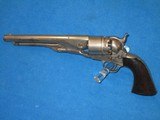A U.S. CIVIL WAR ISSUED COLT MODEL 1860 PERCUSSION ARMY REVOLVER IN NICE UNTOUCHED CONDITION, WITH PERIOD NICKEL FINISH DONE AFTER THE WAR! - 1 of 12