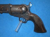AN EARLY & VERY SCARCE U.S. CIVIL WAR NAVY ISSUED PERCUSSION COLT MODEL 1851 NAVY REVOLVER IN FINE UNTOUCHED CONDITION FACTORY ORDERED IN BLUE FINISH! - 2 of 17