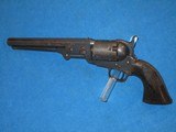 AN EARLY & VERY SCARCE U.S. CIVIL WAR NAVY ISSUED PERCUSSION COLT MODEL 1851 NAVY REVOLVER IN FINE UNTOUCHED CONDITION FACTORY ORDERED IN BLUE FINISH! - 1 of 17