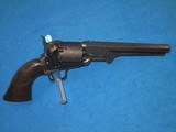 AN EARLY & VERY SCARCE U.S. CIVIL WAR NAVY ISSUED PERCUSSION COLT MODEL 1851 NAVY REVOLVER IN FINE UNTOUCHED CONDITION FACTORY ORDERED IN BLUE FINISH! - 5 of 17