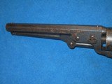 AN EARLY & VERY SCARCE U.S. CIVIL WAR NAVY ISSUED PERCUSSION COLT MODEL 1851 NAVY REVOLVER IN FINE UNTOUCHED CONDITION FACTORY ORDERED IN BLUE FINISH! - 3 of 17