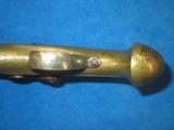 AN EARLY & VERY RARE CIVIL WAR GILLESPIE BRASS STOCKED "D. FISH NEW YORK" AGENT MARKED PHILADELPHIA DERINGER IN NICE UNTOUCHED CONDITION! - 11 of 12