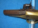 AN EARLY & VERY RARE CIVIL WAR GILLESPIE BRASS STOCKED "D. FISH NEW YORK" AGENT MARKED PHILADELPHIA DERINGER IN NICE UNTOUCHED CONDITION! - 6 of 12