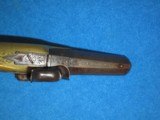 AN EARLY & VERY RARE CIVIL WAR GILLESPIE BRASS STOCKED "D. FISH NEW YORK" AGENT MARKED PHILADELPHIA DERINGER IN NICE UNTOUCHED CONDITION! - 9 of 12