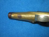 AN EARLY & VERY RARE CIVIL WAR GILLESPIE BRASS STOCKED "D. FISH NEW YORK" AGENT MARKED PHILADELPHIA DERINGER IN NICE UNTOUCHED CONDITION! - 12 of 12