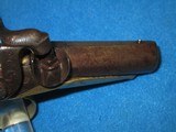 AN EARLY & VERY RARE CIVIL WAR GILLESPIE BRASS STOCKED "D. FISH NEW YORK" AGENT MARKED PHILADELPHIA DERINGER IN NICE UNTOUCHED CONDITION! - 3 of 12