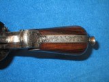 AN EARLY CIVIL WAR VERY FINELY MADE DELUXE ENGRAVED FRENCH MARKED PARIS APACHE PINFIRE PEPPERBOX PISTOL IN IN EXCELLENT CONDITION! - 10 of 11