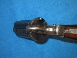 AN EARLY CIVIL WAR VERY FINELY MADE DELUXE ENGRAVED FRENCH MARKED PARIS APACHE PINFIRE PEPPERBOX PISTOL IN IN EXCELLENT CONDITION! - 8 of 11