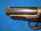A SCARCE FACTORY ENGRAVED WILLIAMSON SINGLE SHOT DERINGER IN VERY NICE UNTOUCHED CONDITION! - 4 of 14