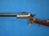 AN EARLY LARGE FRAME STEVENS TIP UP RIFLE IN .38 CALIBER AND IN FINE PLUS UNTOUCHED CONDITION! - 1 of 13