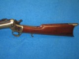 AN EARLY LARGE FRAME STEVENS TIP UP RIFLE IN .38 CALIBER AND IN FINE PLUS UNTOUCHED CONDITION! - 4 of 13