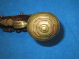 A VERY LARGE & EARLY FRENCH & INDIAN TO REVOLUTIONARY WAR MILITARY FLINTLOCK PISTOL IN NICE UNTOUCHED CONDITION! - 13 of 15
