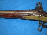 A VERY LARGE & EARLY FRENCH & INDIAN TO REVOLUTIONARY WAR MILITARY FLINTLOCK PISTOL IN NICE UNTOUCHED CONDITION! - 7 of 15