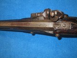 A VERY LARGE & EARLY FRENCH & INDIAN TO REVOLUTIONARY WAR MILITARY FLINTLOCK PISTOL IN NICE UNTOUCHED CONDITION! - 9 of 15