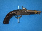 AN EARLY U.S. MEXICAN & CIVIL WAR N.P. AMES MODEL 1842 PERCUSSION NAVY PISTOL IN NICE CONDITION! - 1 of 16