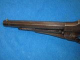 AN EARLY U.S. CIVIL WAR MILITARY ISSUED REMINGTON OLD MODEL 1861 PERCUSSION ARMY REVOLVER IN VERY NICE UNTOUCHED CONDITION! - 4 of 13