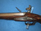 A VERY EARLY & SCARCE 1800'S "PROSSER (MAKER TO THE KING)" OF CHARING CROSS, ENGLAND LARGE CALIBER FLINTLOCK PISTOL WITH FLIP OU - 7 of 16