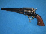A VERY EARLY PRODUCTION SERIAL #6,728 U.S. CIVIL WAR MILITARY REMINGTON NEW MODEL 1858 PERCUSSION ARMY REVOLVER WITH VERY EARLY BARREL ADDRESS IN EXCE - 1 of 2