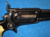 AN EARLY & SCARCE CIVIL WAR PERCUSSION COLT MODEL 1855 NO. 3A ROOT REVOLVER WITH DELUXE FACTORY GRIPS IN EXCELLENT PLUS CONDITION! - 6 of 14