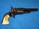 AN EARLY & SCARCE CIVIL WAR PERCUSSION COLT MODEL 1855 NO. 3A ROOT REVOLVER WITH DELUXE FACTORY GRIPS IN EXCELLENT PLUS CONDITION! - 4 of 14
