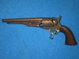 AN EARLY U.S. CIVIL WAR MILITARY ISSUED COLT PERCUSSION MODEL 1860 FOUR SCREW ARMY REVOLVER IN NICE CONDITION! - 1 of 17