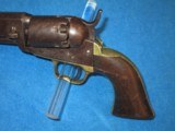 A CIVIL WAR COLT MODEL 1849 POCKET REVOLVER PRESENTED TO PRIVATE JOHN PEDDIE 139TH N.Y. INFANTRY WOUNDED BADLY AT COLD HARBOR & LATER DIED 1864! - 4 of 11