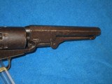 A CIVIL WAR COLT MODEL 1849 POCKET REVOLVER PRESENTED TO PRIVATE JOHN PEDDIE 139TH N.Y. INFANTRY WOUNDED BADLY AT COLD HARBOR & LATER DIED 1864! - 8 of 11
