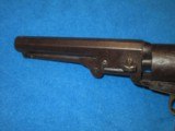 A CIVIL WAR COLT MODEL 1849 POCKET REVOLVER PRESENTED TO PRIVATE JOHN PEDDIE 139TH N.Y. INFANTRY WOUNDED BADLY AT COLD HARBOR & LATER DIED 1864! - 5 of 11