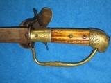 AN EARLY 1800'S GERMAN MADE PERCUSSION LION HEAD POMMEL SWORD PISTOL IN VERY NICE UNTOUCHED CONDITION! - 6 of 13