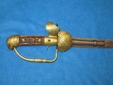 AN EARLY 1800'S GERMAN MADE PERCUSSION LION HEAD POMMEL SWORD PISTOL IN VERY NICE UNTOUCHED CONDITION! - 2 of 13