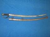 AN EARLY U.S. CIVIL WAR "P.S. JUSTICE" MODEL 1840 CAVALRY SWORD & SCABBARD IN VERY NICE UNTOUCHED CONDITION! - 6 of 7