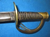 AN EARLY U.S. CIVIL WAR "P.S. JUSTICE" MODEL 1840 CAVALRY SWORD & SCABBARD IN VERY NICE UNTOUCHED CONDITION! - 3 of 7