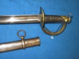 AN EARLY U.S. CIVIL WAR "P.S. JUSTICE" MODEL 1840 CAVALRY SWORD & SCABBARD IN VERY NICE UNTOUCHED CONDITION! - 1 of 7