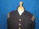 AN EARLY U.S. CIVIL WAR CAPTAIN'S NINE BUTTON INFANTRY FROCK COAT WITH TRIPLE BORDER SHOULDER INSIGNIA IN FINE UNTOUCHED CONDITION! - 9 of 9