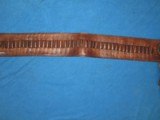 AN EARLY & DESIRABLE "COLLINS, CHEYENNE WYOMING" EARLY 1880'S HOLSTER & BELT RIG WITH KNIFE IN NICE UNTOUCHED CONDITION! - 5 of 7