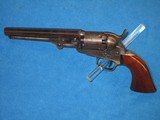 AN EARLY CIVIL WAR COLT MODEL 1849 PERCUSSION POCKET REVOLVER WITH DESIRABLE SIX INCH BARREL AND HARTFORD ADDRESS IN FINE UNTOUCHED CONDITION! - 1 of 13