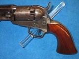 AN EARLY CIVIL WAR COLT MODEL 1849 PERCUSSION POCKET REVOLVER WITH DESIRABLE SIX INCH BARREL AND HARTFORD ADDRESS IN FINE UNTOUCHED CONDITION! - 2 of 13