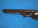 AN EARLY CIVIL WAR COLT MODEL 1849 PERCUSSION POCKET REVOLVER WITH DESIRABLE SIX INCH BARREL AND HARTFORD ADDRESS IN FINE UNTOUCHED CONDITION! - 3 of 13