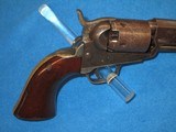 A VERY EARLY CIVIL WAR COLT MODEL 1849 PERCUSSION POCKET REVOLVER WITH A NEW YORK ADDRESS & 4 INCH BARREL IN NICE UNTOUCHED CONDITION! - 6 of 13