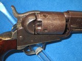A VERY EARLY CIVIL WAR COLT MODEL 1849 PERCUSSION POCKET REVOLVER WITH A NEW YORK ADDRESS & 4 INCH BARREL IN NICE UNTOUCHED CONDITION! - 7 of 13