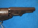 A VERY EARLY CIVIL WAR COLT MODEL 1849 PERCUSSION POCKET REVOLVER WITH A NEW YORK ADDRESS & 4 INCH BARREL IN NICE UNTOUCHED CONDITION! - 8 of 13